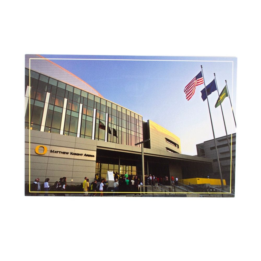 Matt Knight Arena, Post Card, Gifts, Basketball, Duck Store, 2024, Exterior, 959889